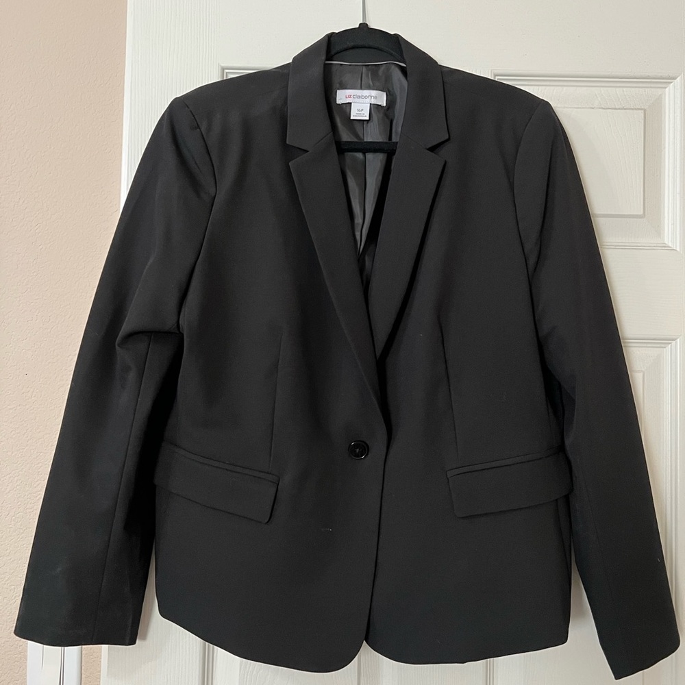 Black blazer, 16 petite